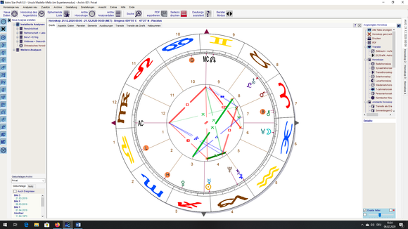Astrologische Zeitqualität 2020 - Jupiter Saturn Konjunktion am 21.12.2020