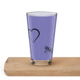 Pint-Glas violett