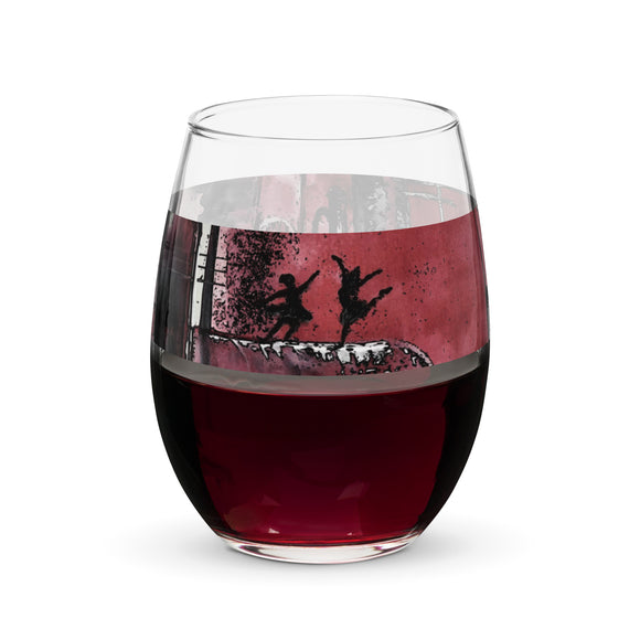 Weinglas ohne Stiel Dance