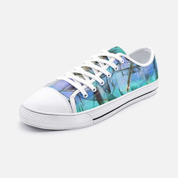 Aquamarin Low Top Canvas Shoes Madella-Mella Style
