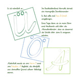 Leseprobe des Buches „Der Buchstabenmeister“. Beinhaltet Text, Illustrationen und Buchstaben by Madella-Mella Ursula