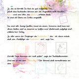Leseprobe des Buches „Der Buchstabenmeister“ Text und Illustrationen by Madella-Mella Ursula