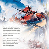 Leseprobe des Buches „Die kleine Libelle, die eigentlich ein Drache war“. Beinhaltet Text und Illustration by Madella-Mella Ursula