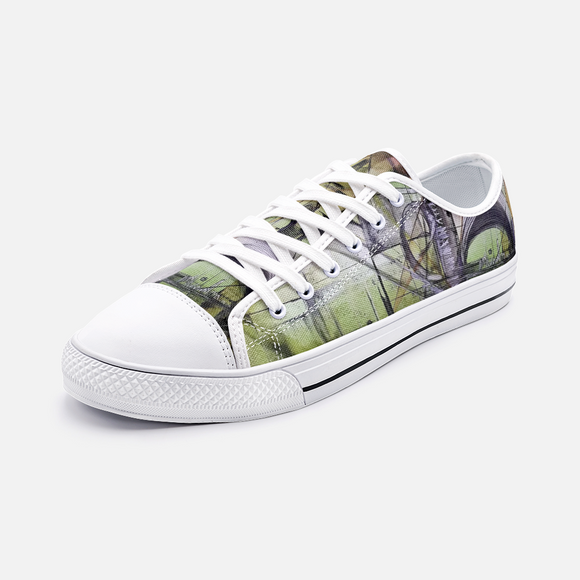 Love Green Low Top Canvas Shoes Madella-Mella Style