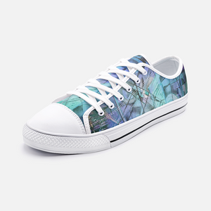 Blue  Low Top Canvas Shoes Madella-Mella Style